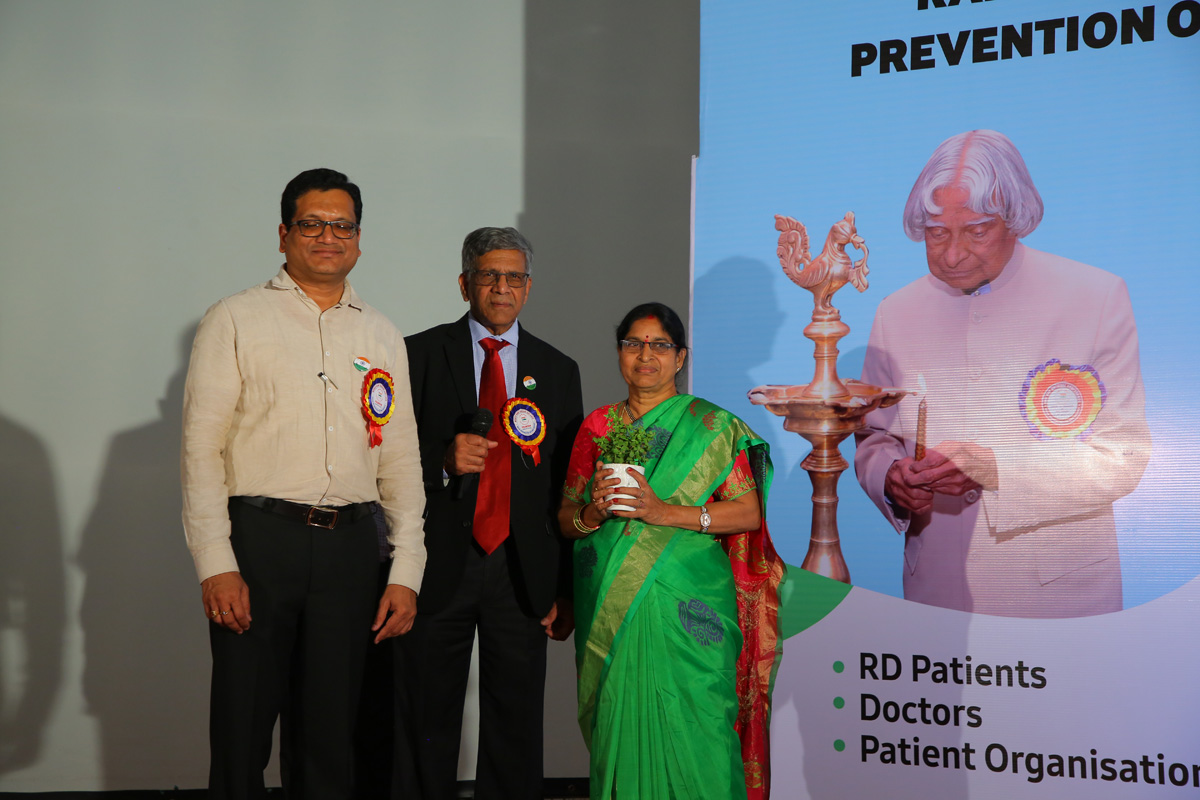 Dr K Krishnaji Rao, secretary, IORD with IORD president Dr Ramaiah Muthyala
