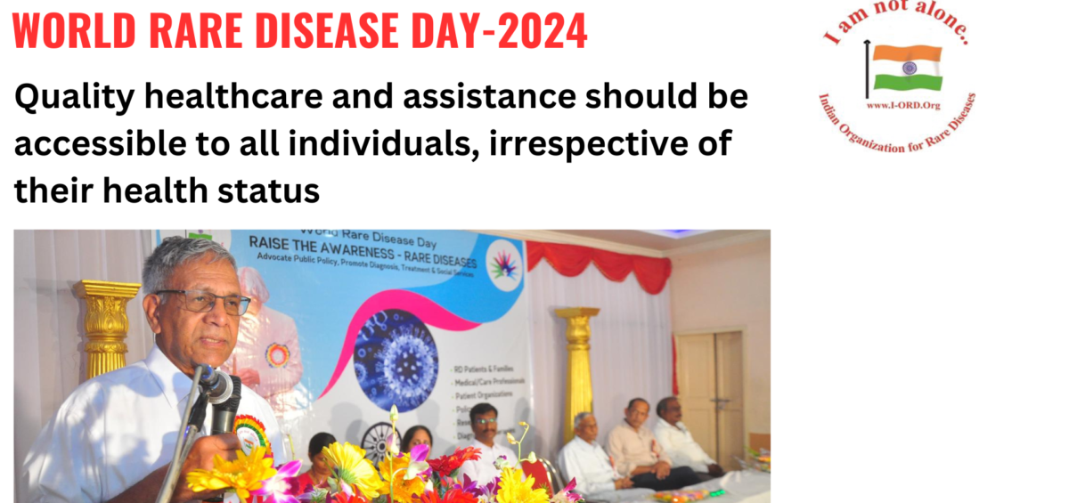 quality healthcare and assistance should be accessible to all individuals, irrespective of their health status: Prof Ramaiah Muthyala