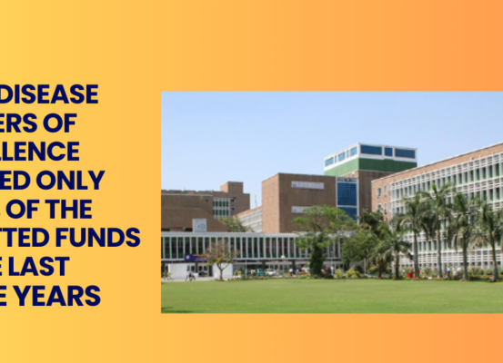 Rare disease centers of excellence utilized only 48.7% of the allotted funds in the last three years