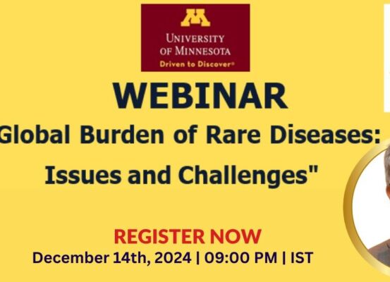 IORD Webinar on Global Burden of Rare Diseases: Issues and Challenges