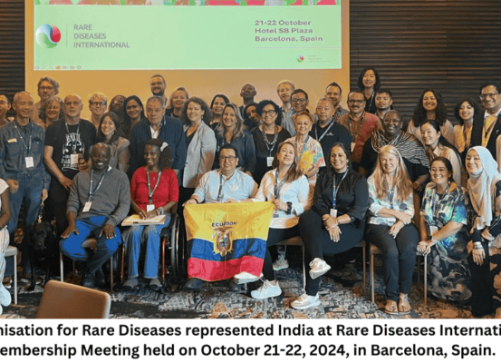 Indian Organisation for Rare Diseases represented India at Rare Diseases International (RDI) Membership Meeting held on October 21-22, 2024, in Barcelona, Spain.