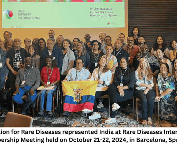Indian Organisation for Rare Diseases represented India at Rare Diseases International (RDI) Membership Meeting held on October 21-22, 2024, in Barcelona, Spain.