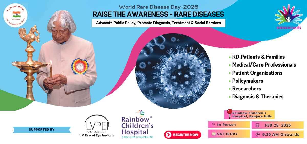 On World Rare Disease Day 2026, IORD, along with LV Prasad Eye Institute and Rainbow Children’s Hospital, is hosting a scientific conference in Hyderabad focused on Rare Ophthalmic Disorders